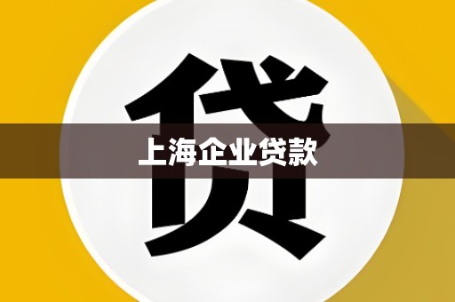 上海企业贷款